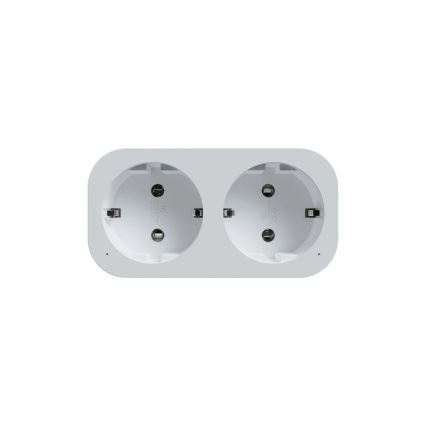 TESLA Smart - Älykäs pistorasian jakaja 2x16A/230V Tyyppi F Wi-Fi Tuya