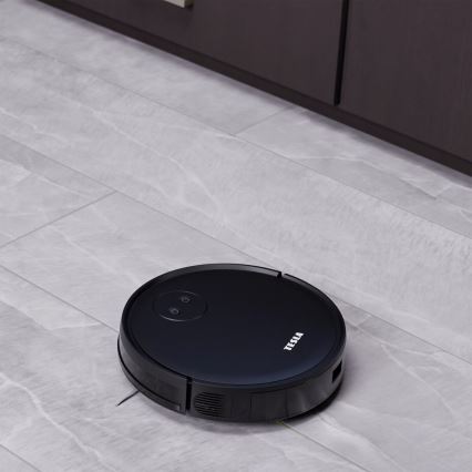 TESLA Smart - Älykäs robottipölynimuri 2in1 2000 mAh Wi-Fi musta + kauko-ohjaus