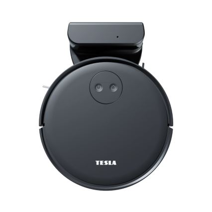 TESLA Smart - Älykäs robottipölynimuri 2in1 2000 mAh Wi-Fi musta + kauko-ohjaus