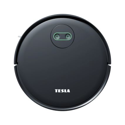 TESLA Smart - Älykäs robottipölynimuri 2in1 2000 mAh Wi-Fi musta + kauko-ohjaus
