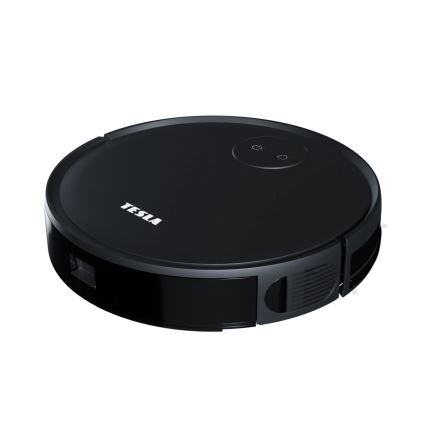 TESLA Smart - Älykäs robottipölynimuri 2in1 2000 mAh Wi-Fi musta + kauko-ohjaus