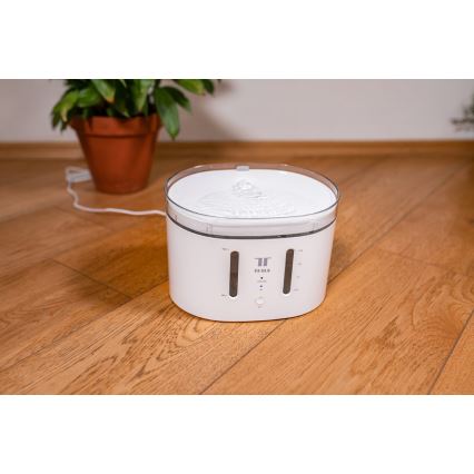 TESLA Smart - Älykäs suihkulähde lemmikkieläimille UV-steriloidulla 2,5 l 5V Wi-Fi