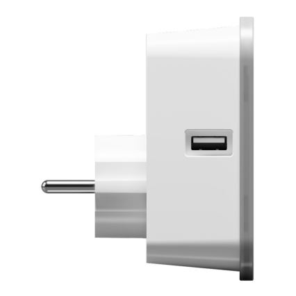 TESLA Smart - Älypistorasia 3690W/230V/16A 2xUSB/24W/5V Wi-Fi Tuya