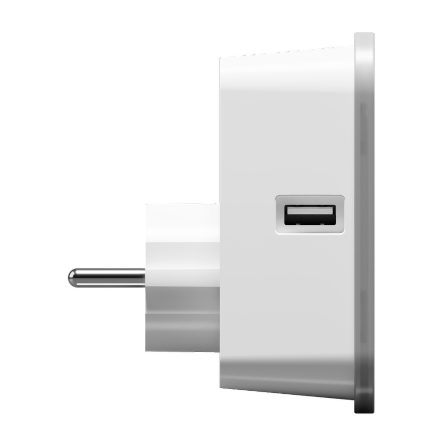 TESLA Smart - Älypistorasia 3690W/230V/16A 2xUSB/24W/5V Wi-Fi Tuya