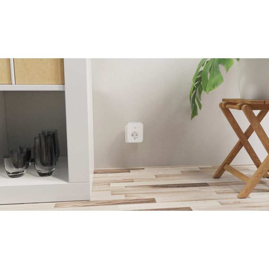 TESLA Smart - Älypistorasia 3690W/230V/16A 2xUSB/24W/5V Wi-Fi Tuya