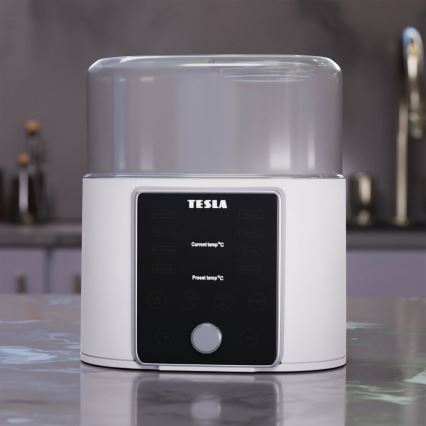 TESLA Smart - Pullon ja vauvanruoan lämmitin ja sterilointilaite 200W/230V