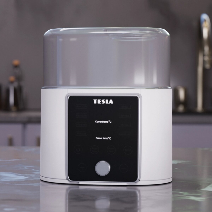 TESLA Smart - Pullon ja vauvanruoan lämmitin ja sterilointilaite 200W/230V