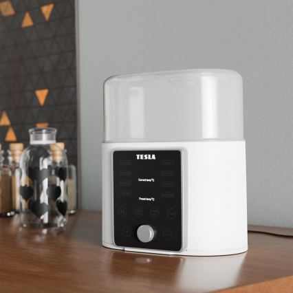 TESLA Smart - Pullon ja vauvanruoan lämmitin ja sterilointilaite 200W/230V