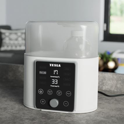 TESLA Smart - Pullon ja vauvanruoan lämmitin ja sterilointilaite 200W/230V