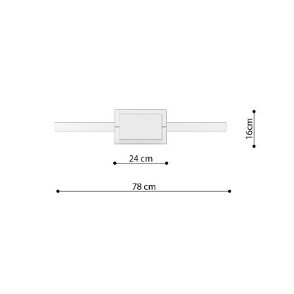 Thoro TH.175 - LED-kattokruunu johdossa RIO LED/50W/230V CRI 90 3000K halkaisija 78 cm kulta