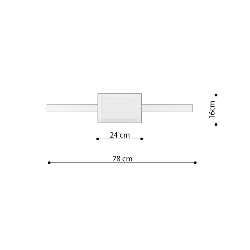 Thoro TH.175 - LED-kattokruunu johdossa RIO LED/50W/230V CRI 90 3000K halkaisija 78 cm kulta
