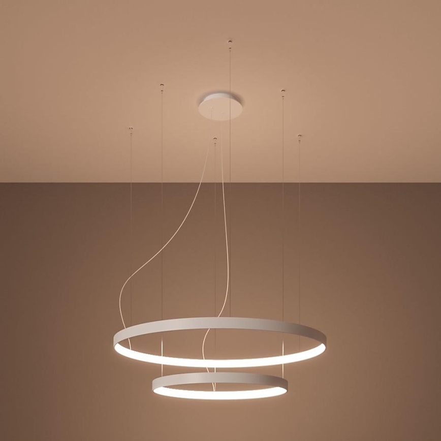 Thoro TH.176 - LED-kattokruunu johdossa RIO LED/80W/230V CRI 90 3000K valkoinen