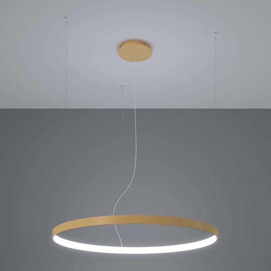 Thoro TH.181 - LED  Kattokruunu johdossa RIO LED /50W/230V CRI 95 4000K halkaisija 78 cm kulta