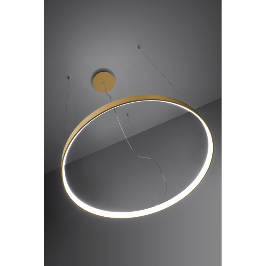Thoro TH.181 - LED  Kattokruunu johdossa RIO LED /50W/230V CRI 95 4000K halkaisija 78 cm kulta
