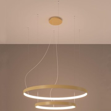 Thoro TH.214 - LED-kattokruunu johdossa RIO LED/80W/230V CRI 90 3000K kulta
