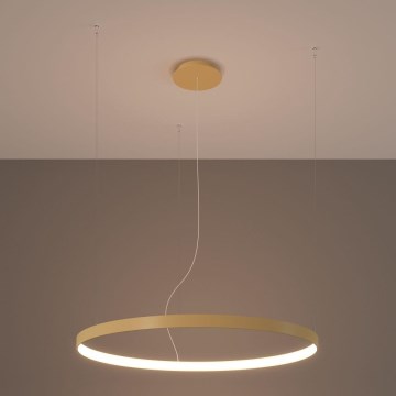 Thoro TH.216 - LED-kattokruunu johdossa RIO LED/30W/230V CRI 90 3000K halkaisija 55 cm kulta