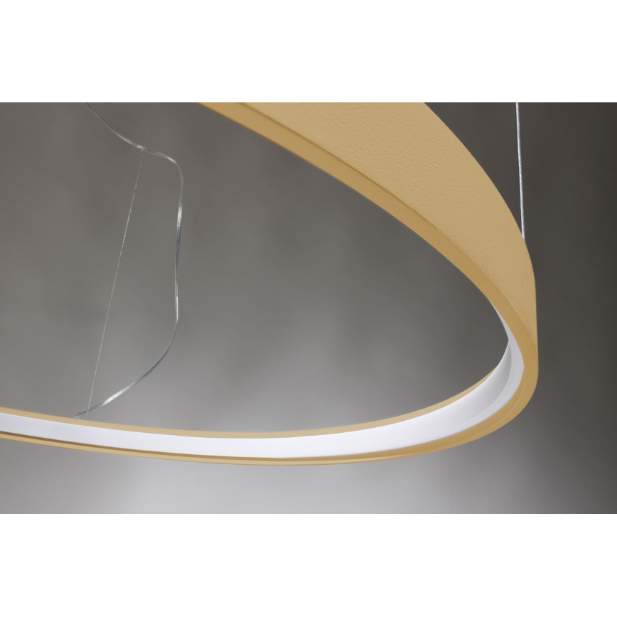 Thoro TH.216 - LED-kattokruunu johdossa RIO LED/30W/230V CRI 90 3000K halkaisija 55 cm kulta
