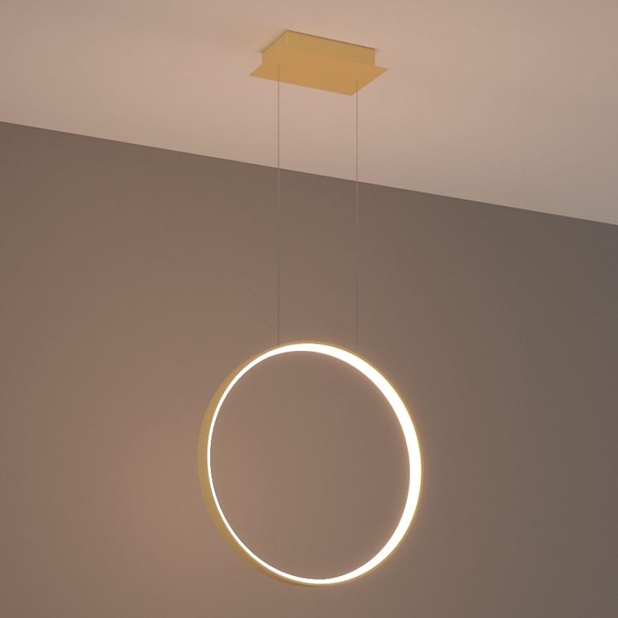 Thoro TH.220 - LED-kattokruunu johdossa RIO LED/30W/230V CRI 90 3000K halkaisija 55 cm kulta