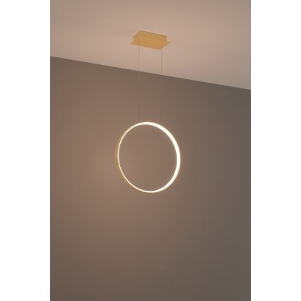 Thoro TH.220 - LED-kattokruunu johdossa RIO LED/30W/230V CRI 90 3000K halkaisija 55 cm kulta