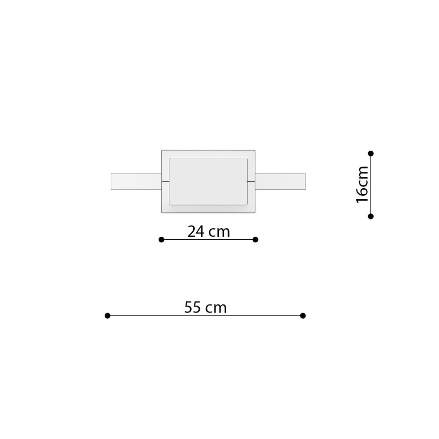 Thoro TH.220 - LED-kattokruunu johdossa RIO LED/30W/230V CRI 90 3000K halkaisija 55 cm kulta