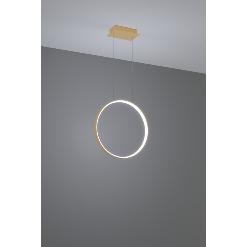 Thoro TH.221 - LED-kattokruunu johdossa RIO LED/30W/230V CRI 95 4000K halkaisija 55 cm kulta