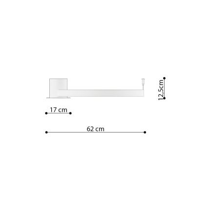 Thoro TH.222 - LED-kattovalaisin RIO LED/30W/230V CRI 90 3000K halkaisija 55 cm kulta