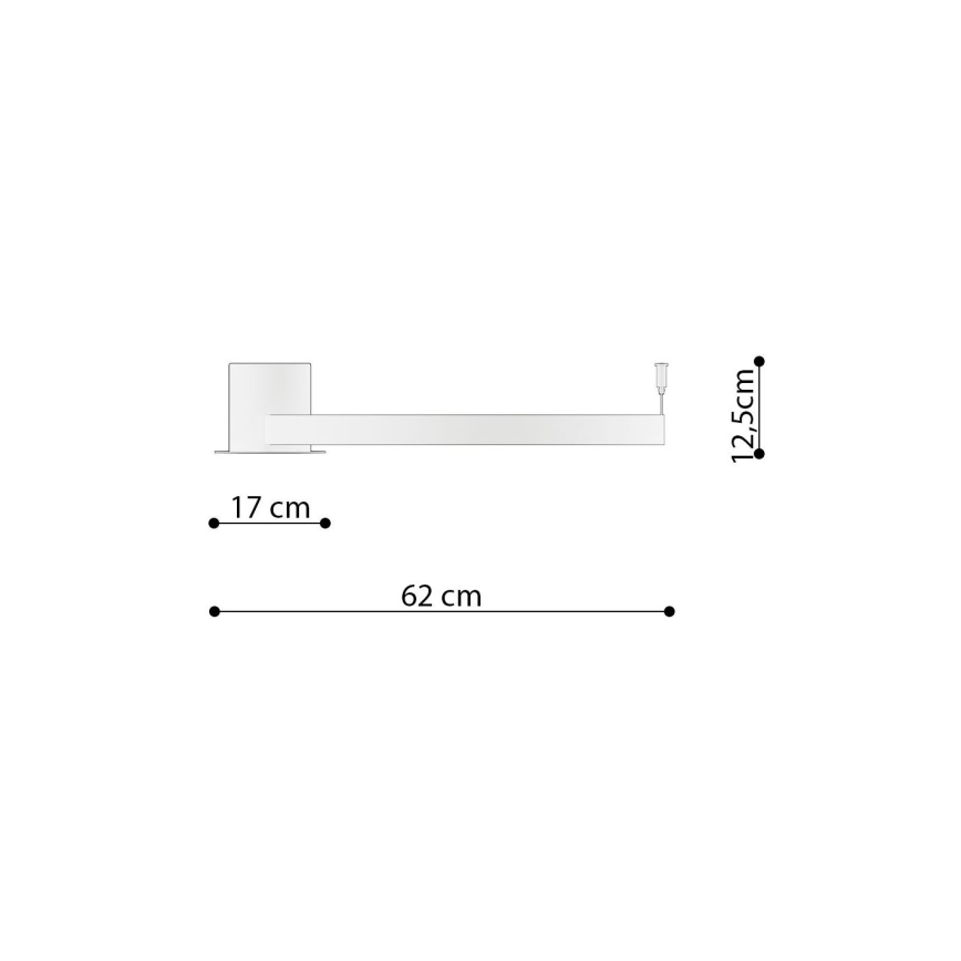 Thoro TH.222 - LED-kattovalaisin RIO LED/30W/230V CRI 90 3000K halkaisija 55 cm kulta