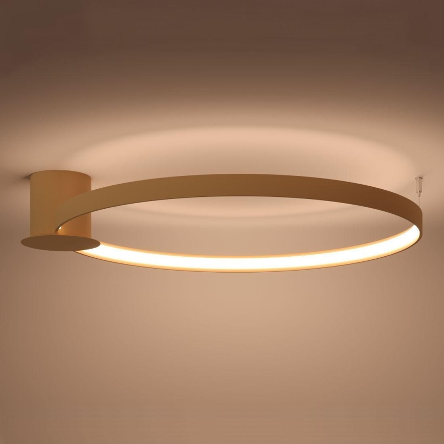 Thoro TH.224 - LED-kattovalaisin RIO LED/50W/230V CRI 90 3000K halkaisija 78 cm kulta