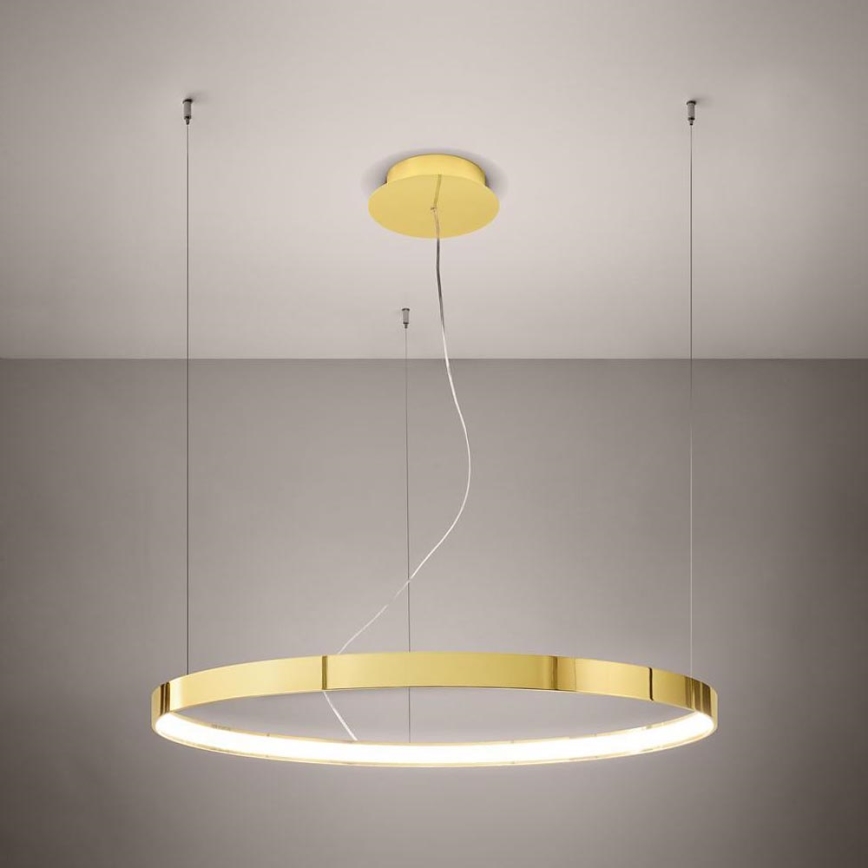 Thoro TH.246 - LED-kattokruunu johdossa RIO LED/50W/230V CRI 90 3000K halkaisija 78 cm kulta
