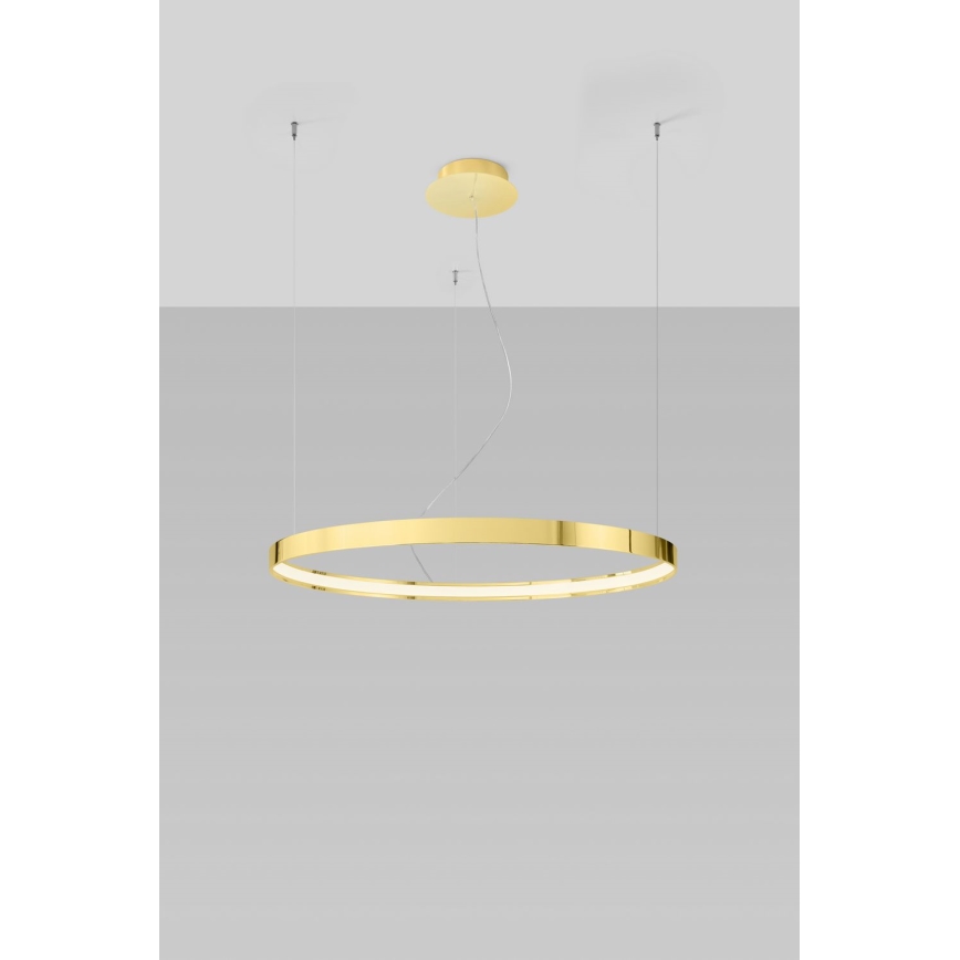 Thoro TH.246 - LED-kattokruunu johdossa RIO LED/50W/230V CRI 90 3000K halkaisija 78 cm kulta