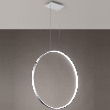 Thoro TH.249 - LED-kattokruunu johdossa RIO LED/50W/230V CRI 90 4000K halkaisija 78 cm kiiltävä kromi
