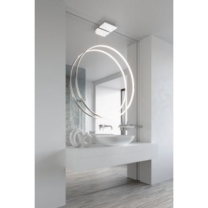 Thoro TH.249 - LED-kattokruunu johdossa RIO LED/50W/230V CRI 90 4000K halkaisija 78 cm kiiltävä kromi