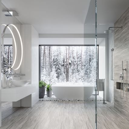 Thoro TH.249 - LED-kattokruunu johdossa RIO LED/50W/230V CRI 90 4000K halkaisija 78 cm kiiltävä kromi