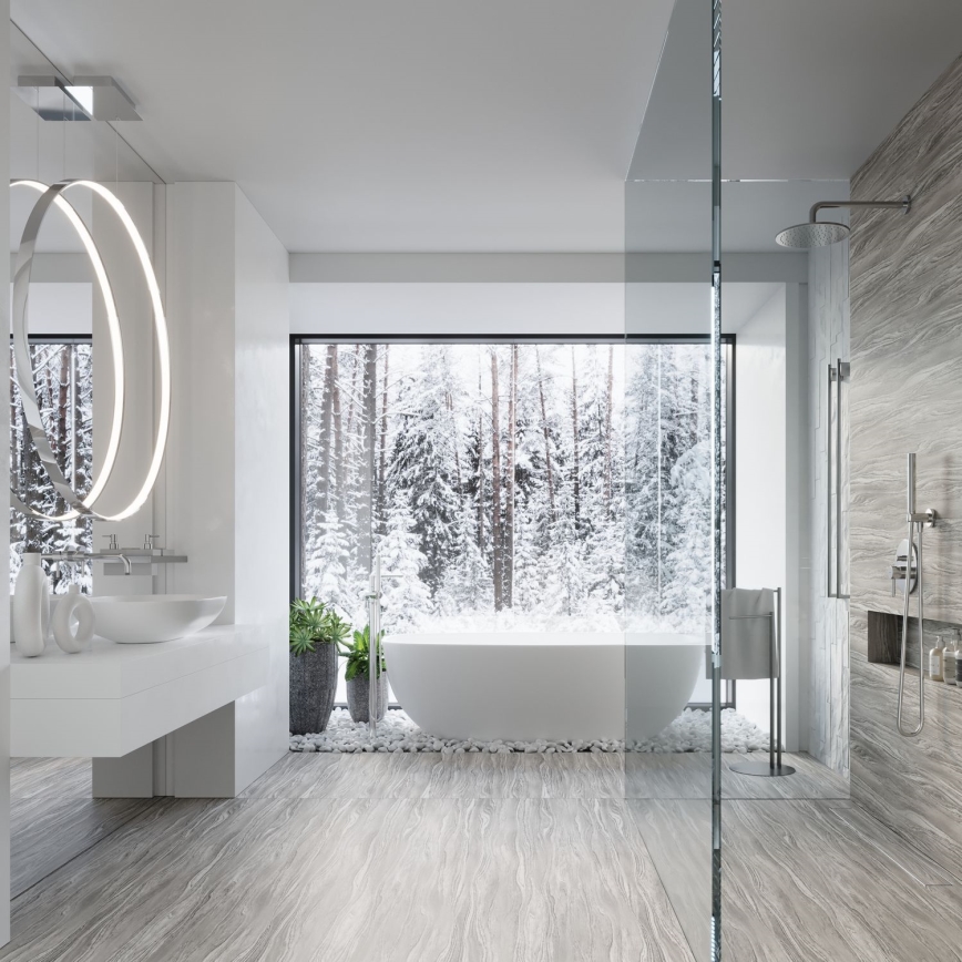 Thoro TH.249 - LED-kattokruunu johdossa RIO LED/50W/230V CRI 90 4000K halkaisija 78 cm kiiltävä kromi