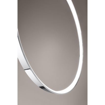 Thoro TH.249 - LED-kattokruunu johdossa RIO LED/50W/230V CRI 90 4000K halkaisija 78 cm kiiltävä kromi