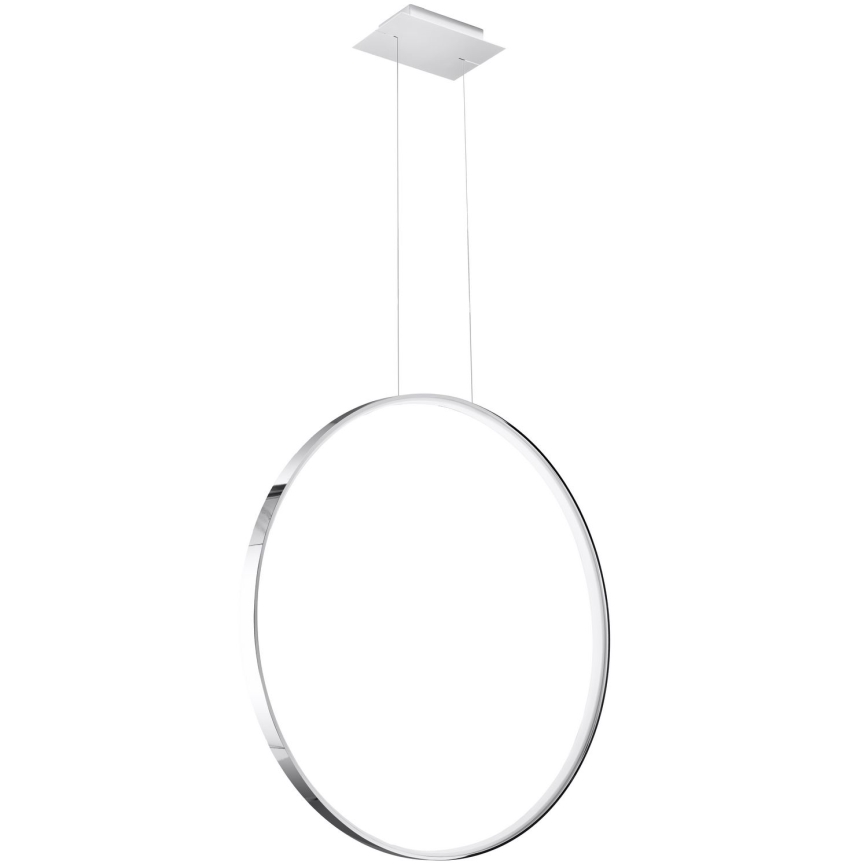Thoro TH.249 - LED-kattokruunu johdossa RIO LED/50W/230V CRI 90 4000K halkaisija 78 cm kiiltävä kromi