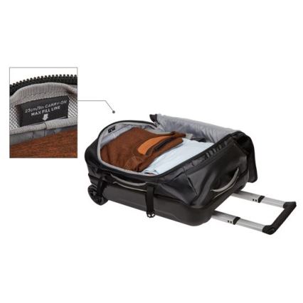 Thule TL-TCCO122K - Urheilulaukku pyörillä Chasm 40 l musta