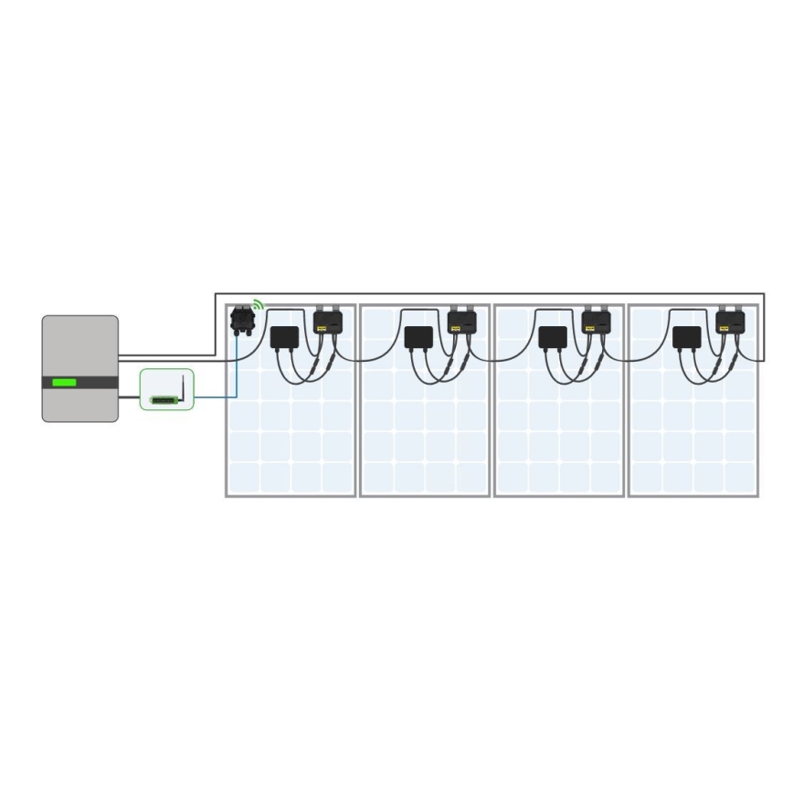 Tigo TS4-A-O 700W - Aurinkopaneelien optimoija, 1,2m kaapeli, MC4