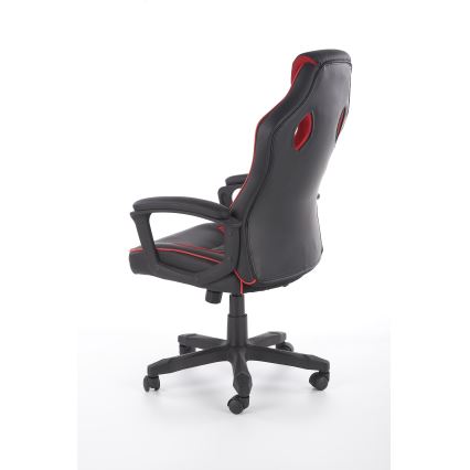 Toimistotuoli HELO musta/punainen