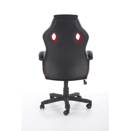 Toimistotuoli HELO musta/punainen