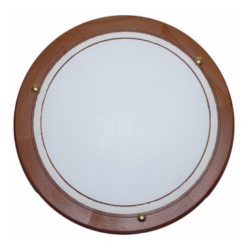 Top Light 5502/40/TD - Kattovalo 2xE27/60W/230V mänty