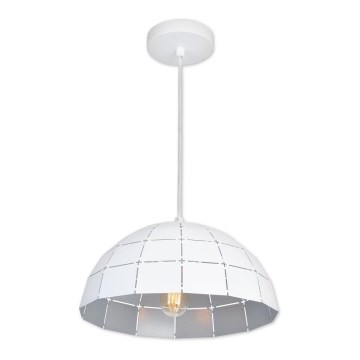 Top Light Apolo 30B - Kattokruunu johdossa APOLO 1xE27/40W/230V valkoinen/hopea