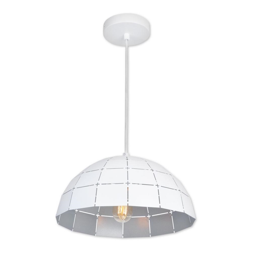 Top Light Apolo 30B - Kattokruunu johdossa APOLO 1xE27/40W/230V valkoinen/hopea
