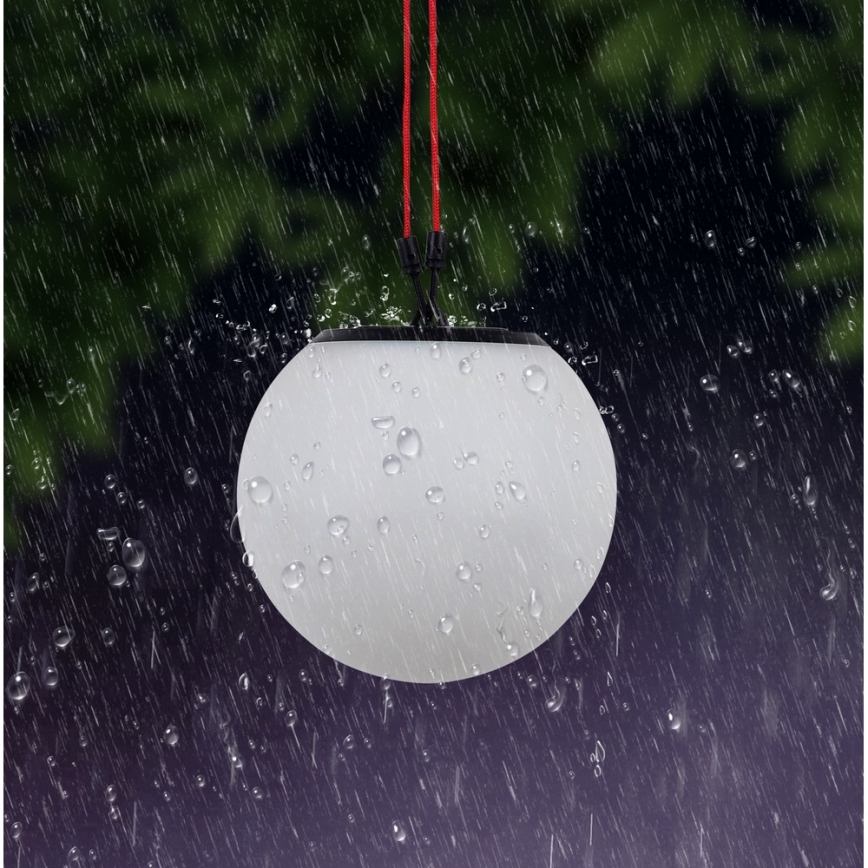 Top Light BALL RGB RC - LED RGB himmennettävä aurinkovalaisin BALL LED/1,2W/3,7V IP44 1800 mAh + kaukosäädin