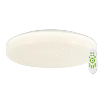 Top Light - Himmennettävä kylpyhuoneen LED-kattovalaisin TWISTER LED/51W/230V IP44 + kauko-ohjaus