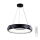 Top Light - Himmennettävä LED-kattokruunu johdossa APOLO LED/45W/230V musta + kauko-ohjaus