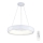 Top Light - Himmennettävä LED-kattokruunu johdossa APOLO LED/45W/230V valkoinen + kauko-ohjaus