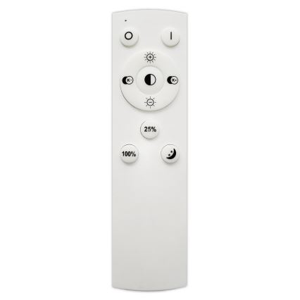 Top Light - Himmennettävä LED-kattokruunu johdossa LINE LED/30W/230V musta + kauko-ohjaus