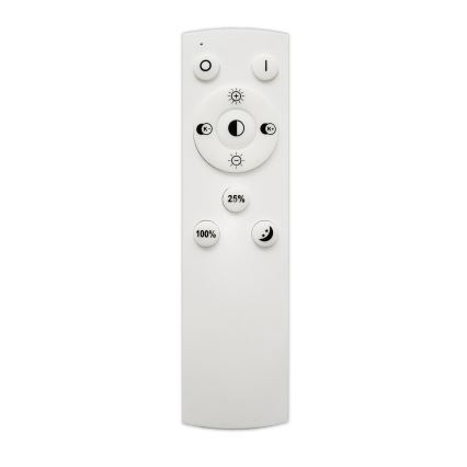 Top Light - Himmennettävä LED-kattokruunu johdossa SATURN LED/30W/230V 3000-6500K valkoinen + kauko-ohjaus