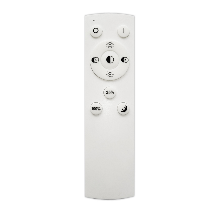 Top Light - Himmennettävä LED-kattokruunu johdossa SATURN LED/30W/230V 3000-6500K valkoinen + kauko-ohjaus
